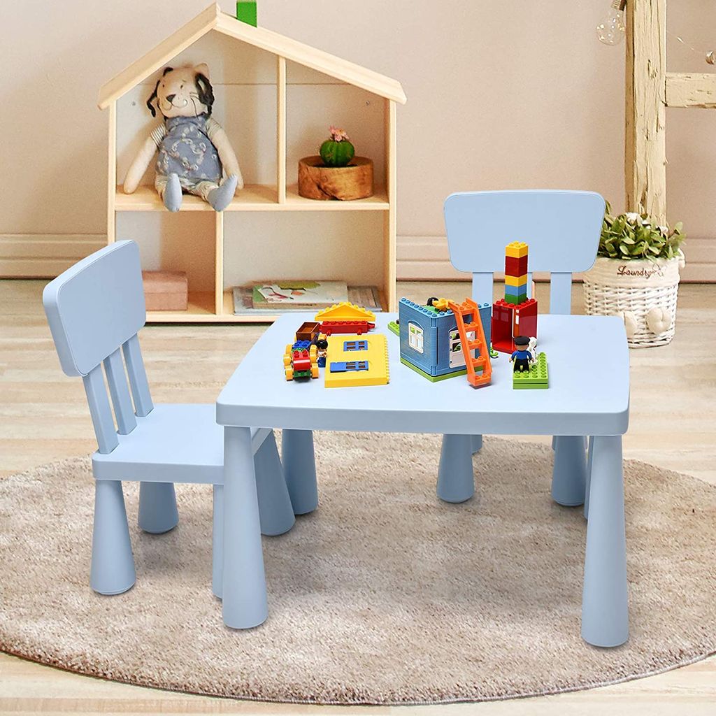 Tisch mit 2 Stühlen Kindermöbel Kindersitzgruppe Kinderstuhl Sitzgruppe 