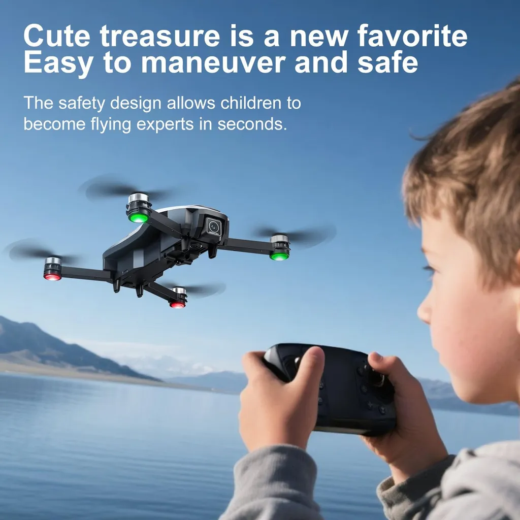Drone Pliable 8K avec Écran LCD et Évitement d'Obstacles Intégré