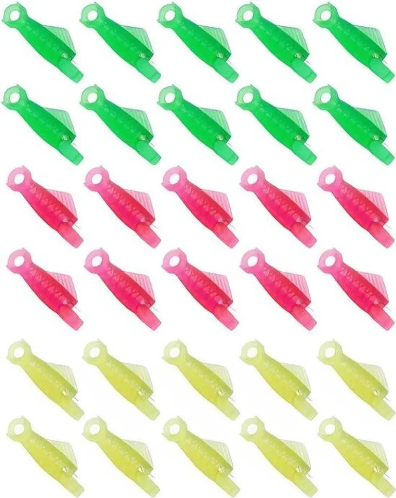 Agrafes automatiques 33 mm multicolores haute résistance kit de 30