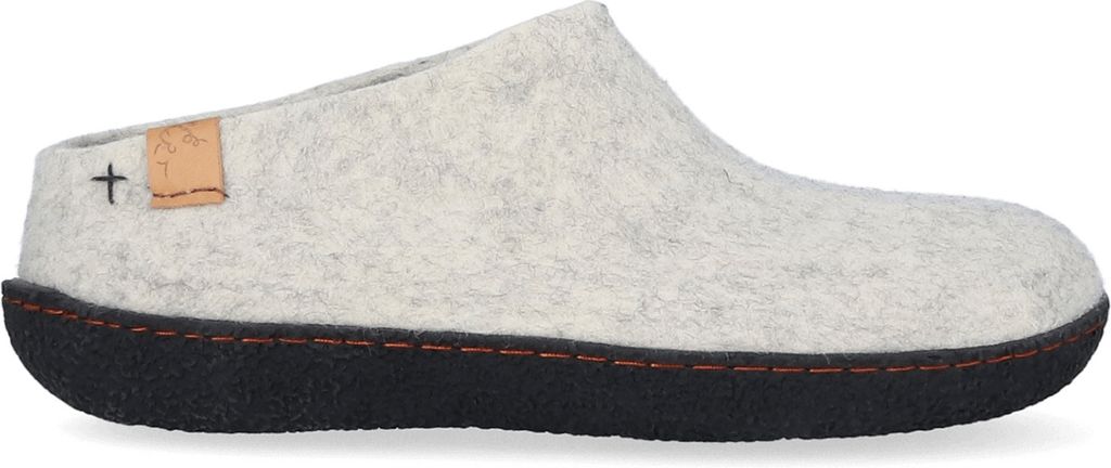 Tofvel Slipa Wollfilz-Pantoffel Natural Delta Größe 38 Produktbild 