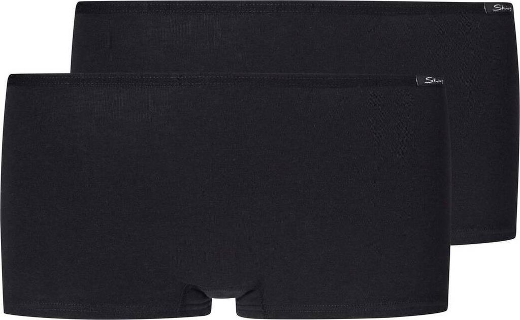 SKINY Mädchen Pants, 2er Pack - Boyleg Shorty, Unterhose, Baumwolle Stretch Schwarz 176