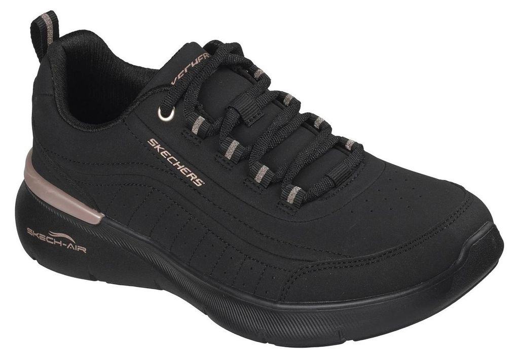 Skechers - "Sketch-Air Dynamight" Sneaker für Damen GT18358 (38 EU) (Schwarz/Roségold)
