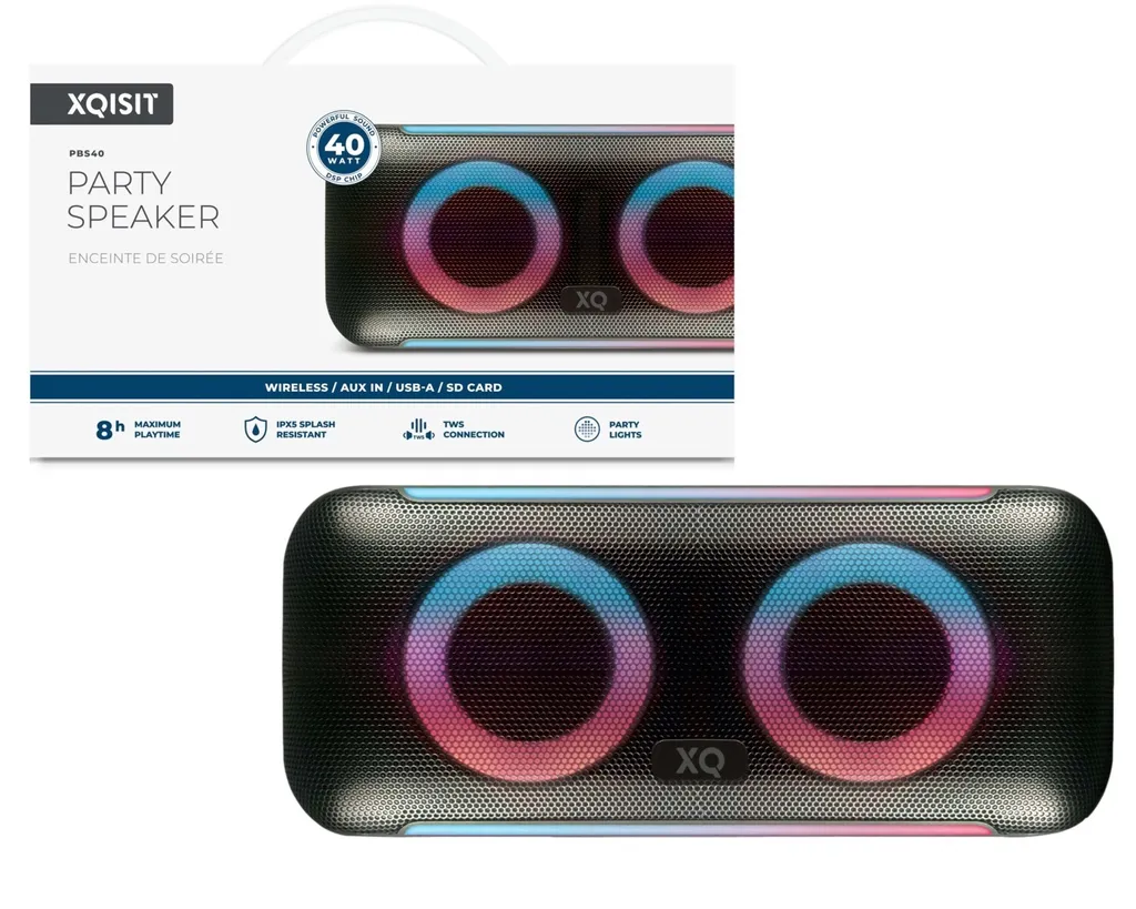 Offerta Altoparlante Party Boom 40W Chip DSP e LED - Miglior Prezzo