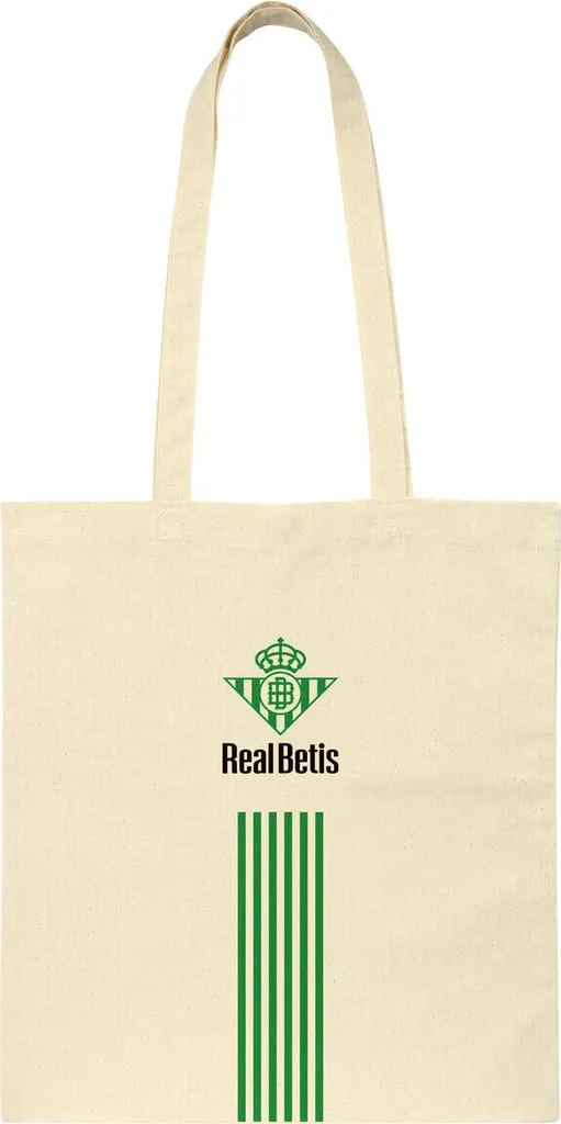 Borsa in Cotone Real Betis Balompié Beige - Look Urban Chic