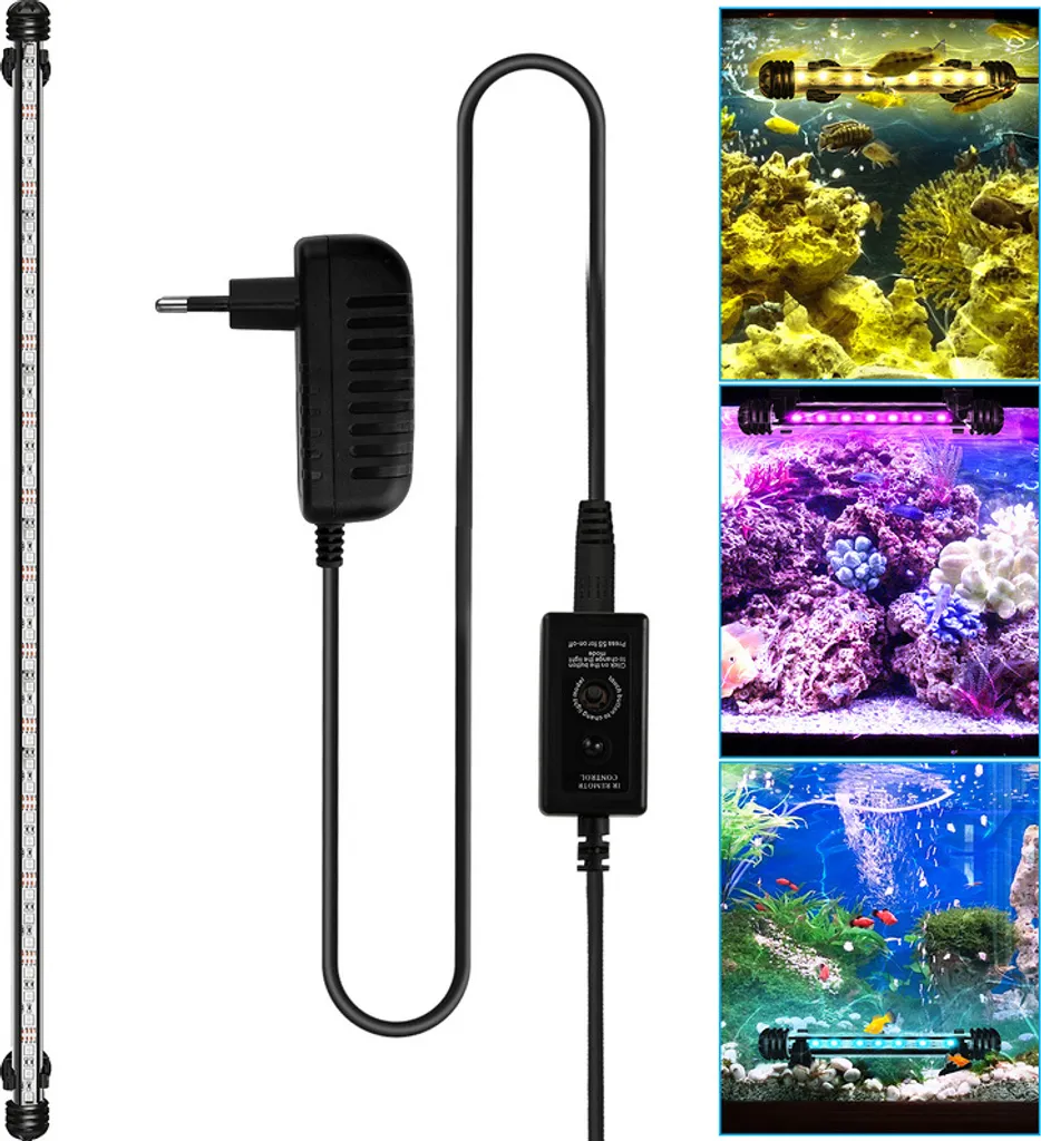 Fiqops LED RGB 71cm: Luce Design per Acquari e Arredo Casa