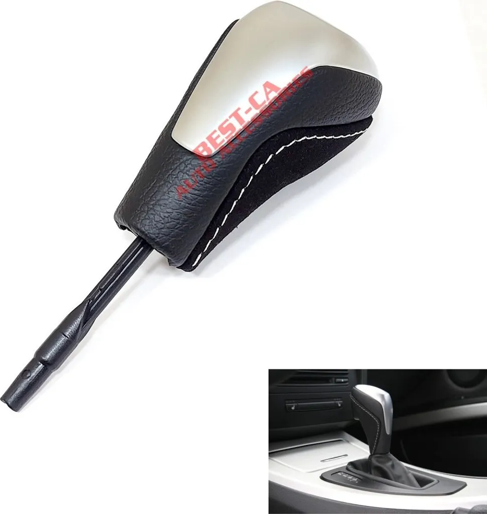 Sélecteur de vitesse Automatique Sport en Alcantara pour BMW E91 et E92