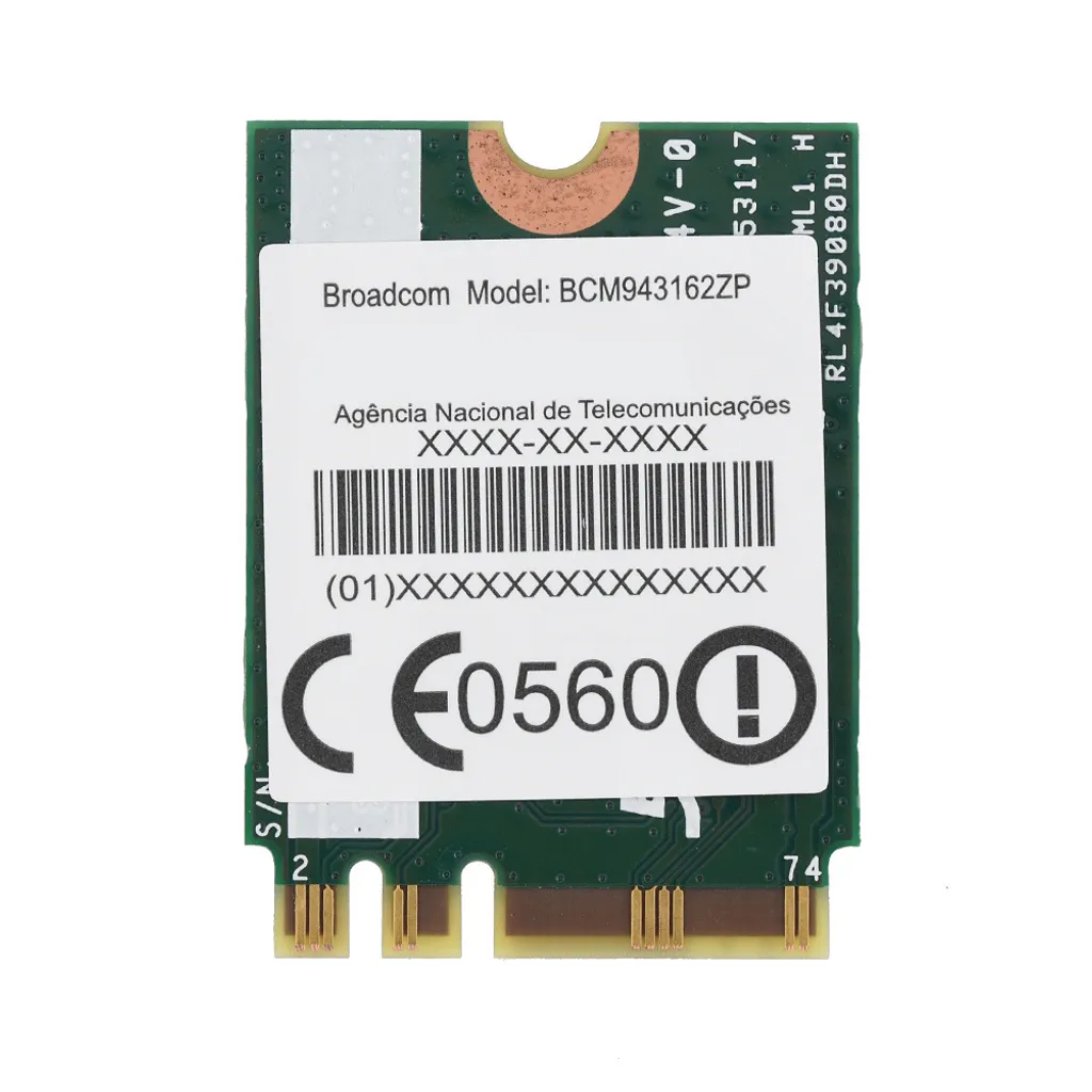 Scheda WIFI NGFF M.2 Scheda di Rete Wireless Interna per Laptop PC