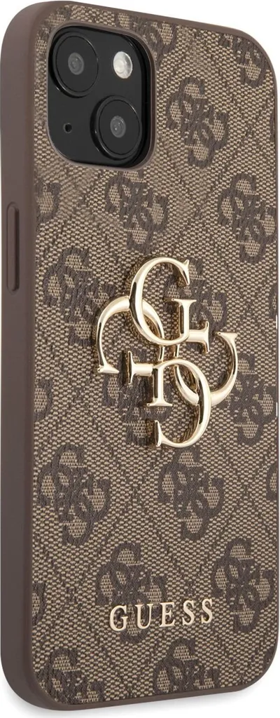 Acquista Ora Cover Guess iPhone 13 Marrone - Logo 4G Originale