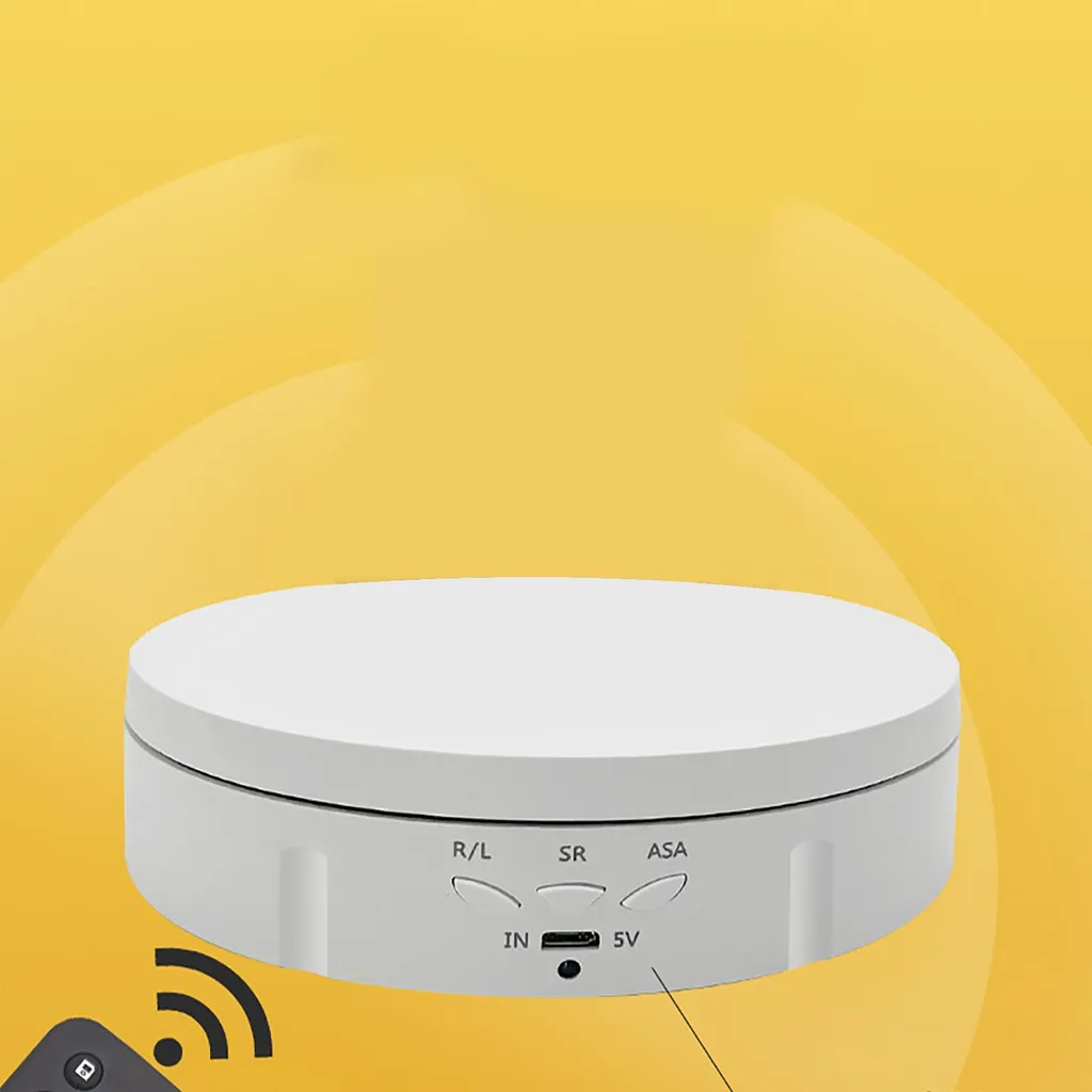 Support de présentation pivotant 2 en 1 électrique avec télécommande