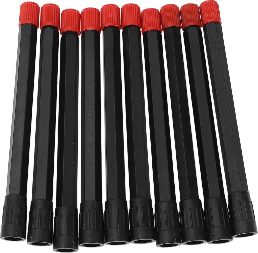 10 Stück 115mm Reifenventilverlängerung Universal Kunststoff 180 Grad Reifenventilschaftverlängerung für Auto Motorrad Wohnmobil LKW Fahrrad