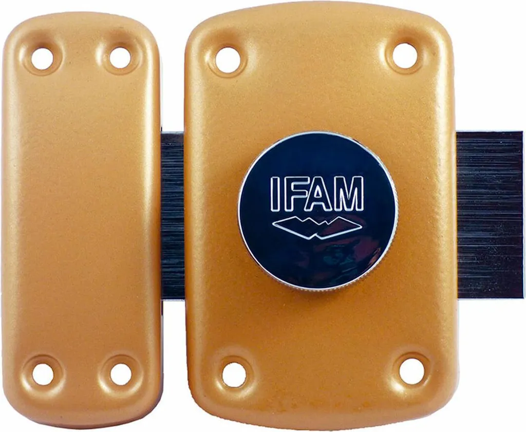 Serrure IFAM B5/50 laiton brun acier 110 mm anti-corrosion durable