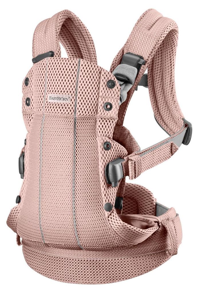 BabyBjörn Harmony 3D Mesh Babytrage Altrosa Produktbild 