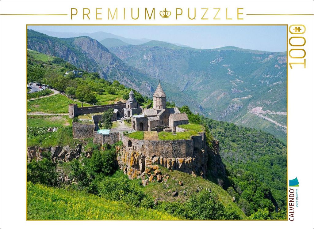 CALVENDO Puzzle Kloster Tatev | 1000 Teile Lege-Größe 64x48cm Foto-Puzzle für glückliche Stunden