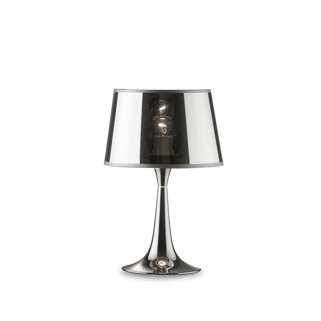 Desk-Modern Office Lamp London Metall Chrom 1 Licht E27 Klein