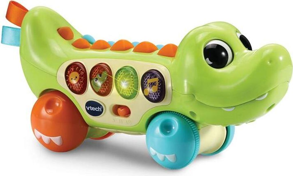 VTech Baby Rol & Dol Krokodil, 0,5 Jahr(e), Mit Ton, Sprachfunktion, Batterien erforderlich, AAA, Kunststoff