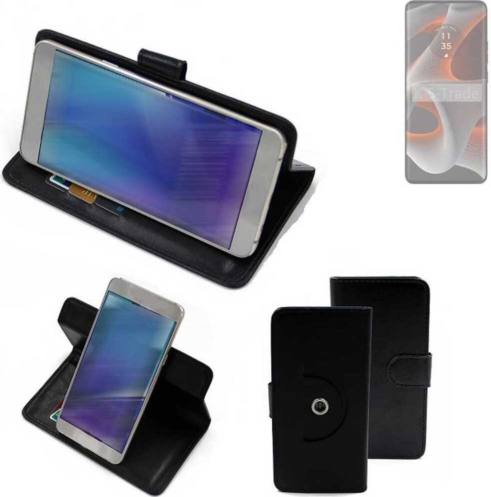 K-S-Trade Case Schutzhülle Handyhülle kompatibel mit Motorola Edge 50 Pro Flipcase Smartphone Cover Handy Schutz Tasche Klapphülle Walletcase