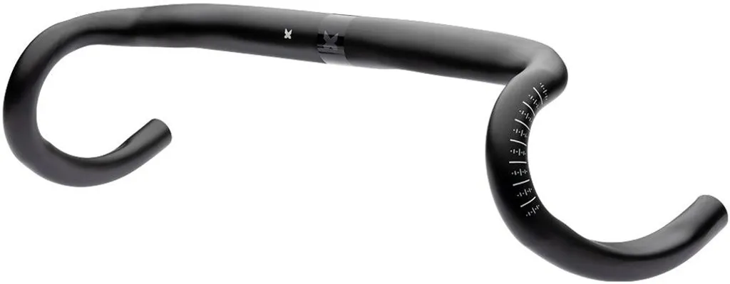 Guidon Sixpack Racing Gravel en aluminium noir pour vélo de route 440mm