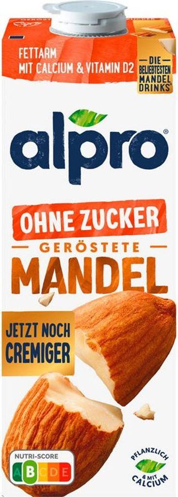 alpro® 2530689009 alpro® OHNE ZUCKER Mandeldrink 8 x 1,0 l Obrázok produktu 
