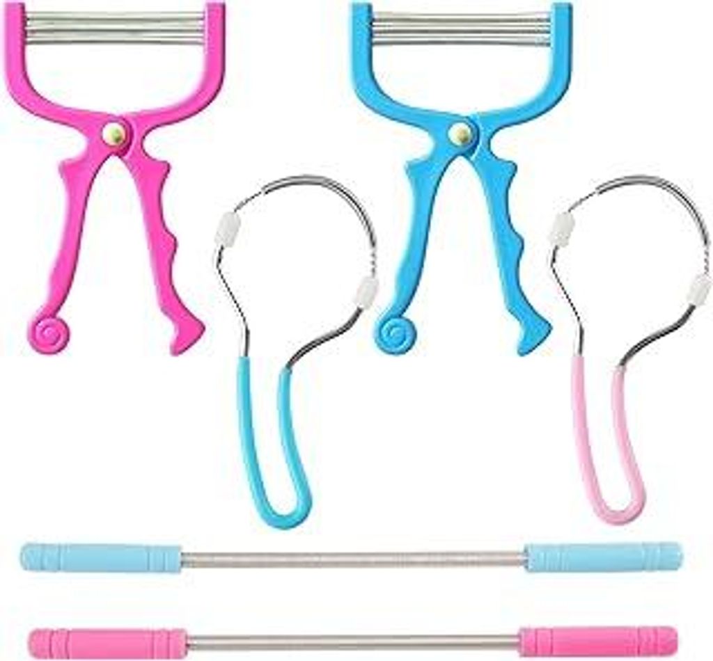 6 Stück Gesichtshaarentferner Für Damen, Haarentfernung Gesicht Damen, Epilierer Damen, Manuelle Epilierer Für Gesichtshaarentfernung, Ideal Fü...