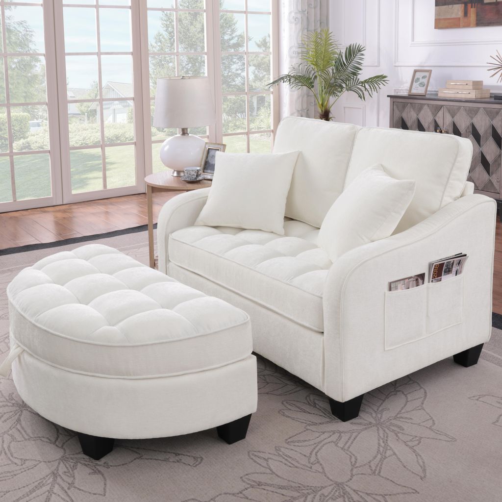 okwish 2-v-1 Rozkládací postel Modulární pohovka Lounge Obrázek produktu 