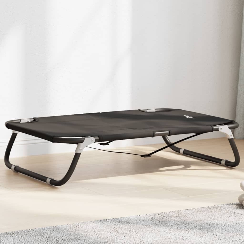 vidaXL Chaise longue pliable Anthracite Tissu Oxford et Image du produit 