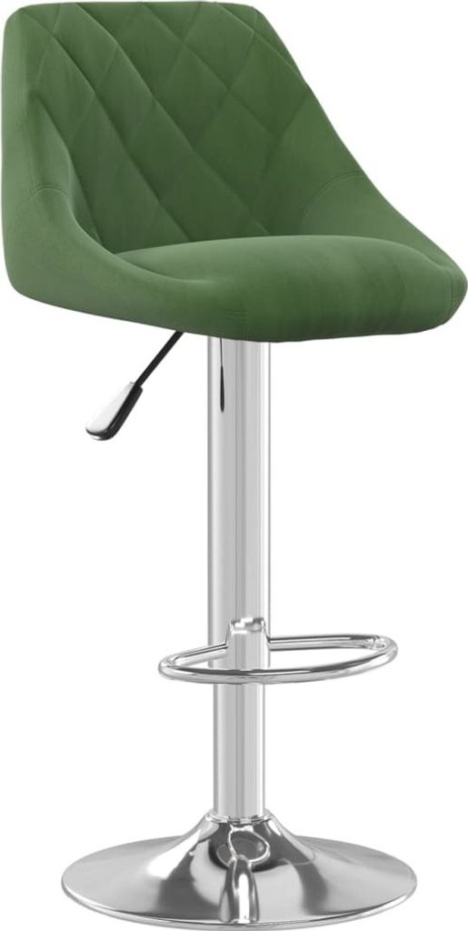 Barhocker Dunkelgrün Samt