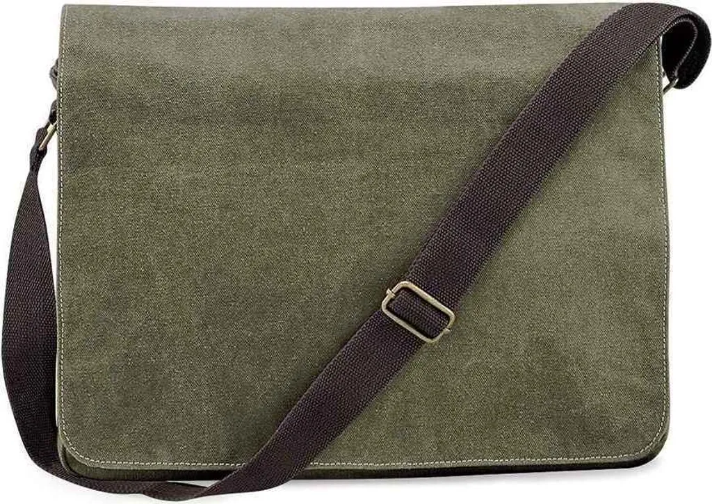 Sac de transport pour bottines Quadra PC6486 vintage vert militaire uni