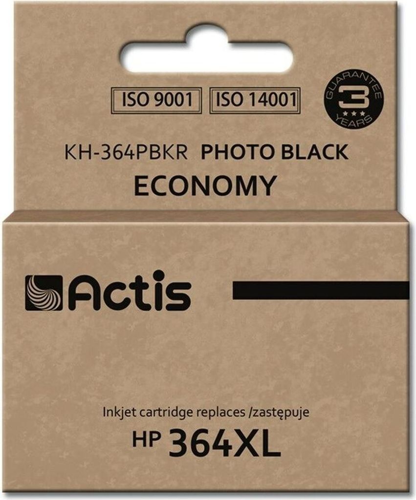 Actis, Tusz do HP KH-364PBKR (zamiennik 364XL CB322), black (czarny)