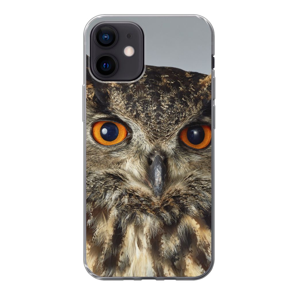 MuchoWow® Handyhülle Schutzhülle Hülle für iPhone 12 Braune Produktbild 