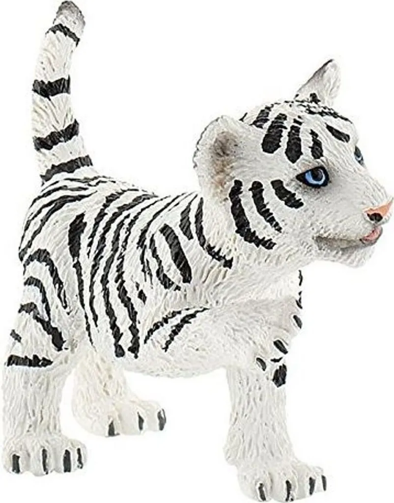 Jeune tigre blanc : Figurine haute fidélité pour compléter votre collection