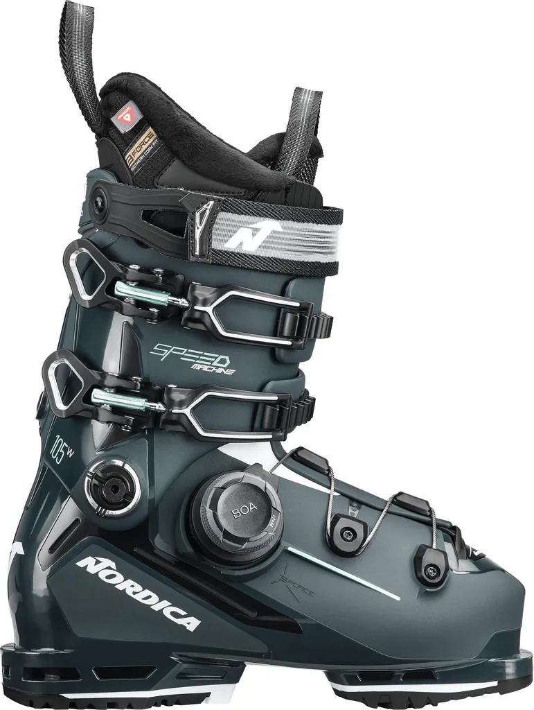Nordica Speedmachine 3 105 W BOA GW Chaussures de Ski Femme 26.5 Vert