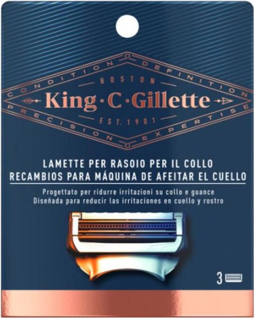 Gillette King C ostrza do maszynki do golenia 3szt Zdjęcie produktu 