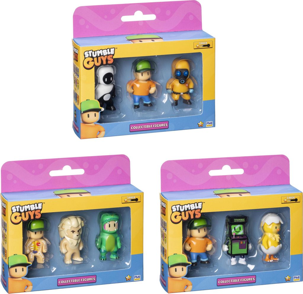 Stumble Guys - Figures 3 Pack Window Box - Wave 2