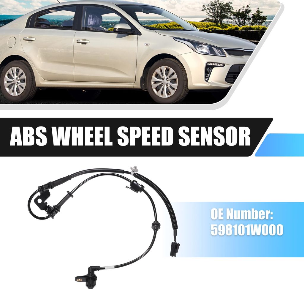 Vorderer linker ABS-Raddrehzahlsensor Getriebegeschwindigkeitssensor für Kia Rio Mk3 2011-2022 Nr. 598101W000
