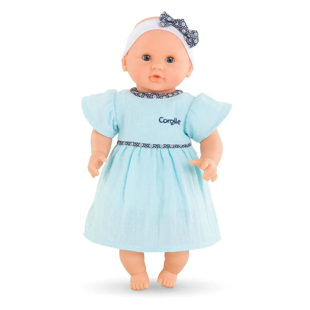 Corolle Maud 30 cm poupée souple parfumée à la vanille vêtue de bleu