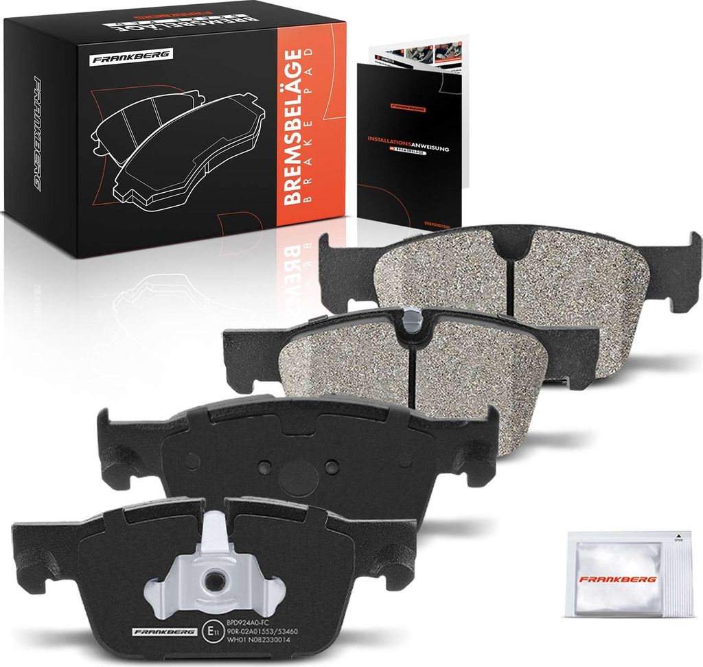 Frankberg 4x Bremsbeläge Vorderachse für Volvo S60 III S90 II V60 Cross Country V90 Kombi XC60 2016-2025