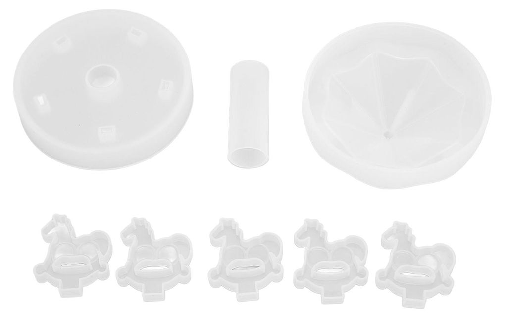 Karussell-Silikonform, flexibel, dick, weich, Karussellform, DIY-Kristall-Epoxidharz-Silikonform