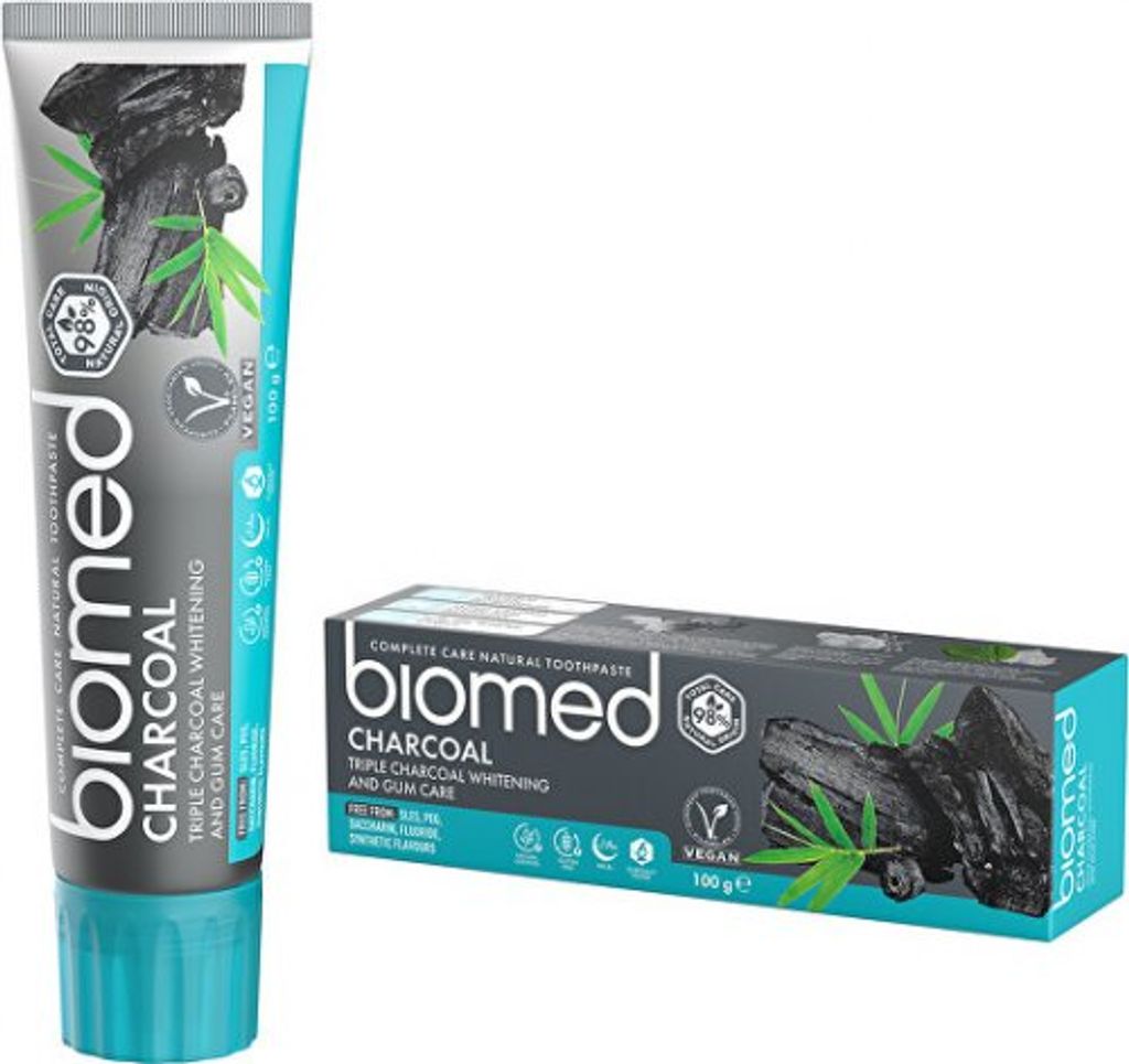 Biomed | Zahnpasta - Zahnpasta Charcoal - 100Ml - Whitening Produktbild 