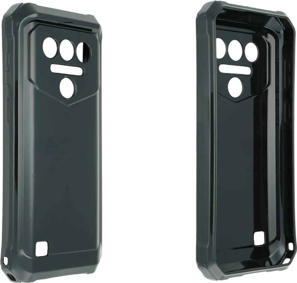 Caseroxx Cover TPU Oukitel WP38 - Nero Opaco Antiscivolo