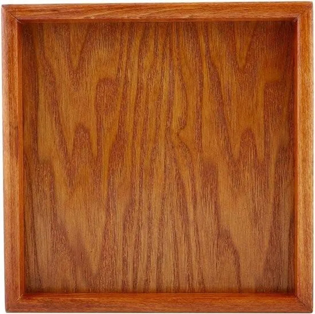 Vassoio Legno 60x60 Quadrato per Tavolino Caffè - Design Minimal e Snacking