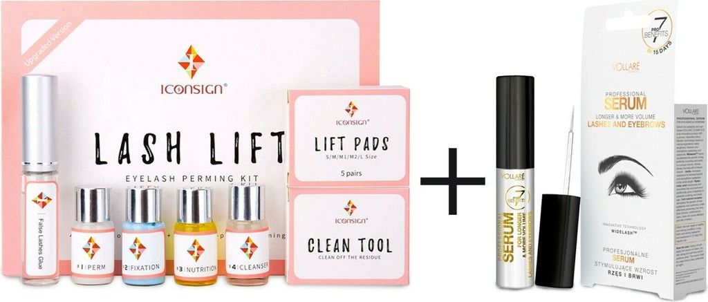 Iconsign Wimpernlifting Starter Set + Wimpernserum 9ml