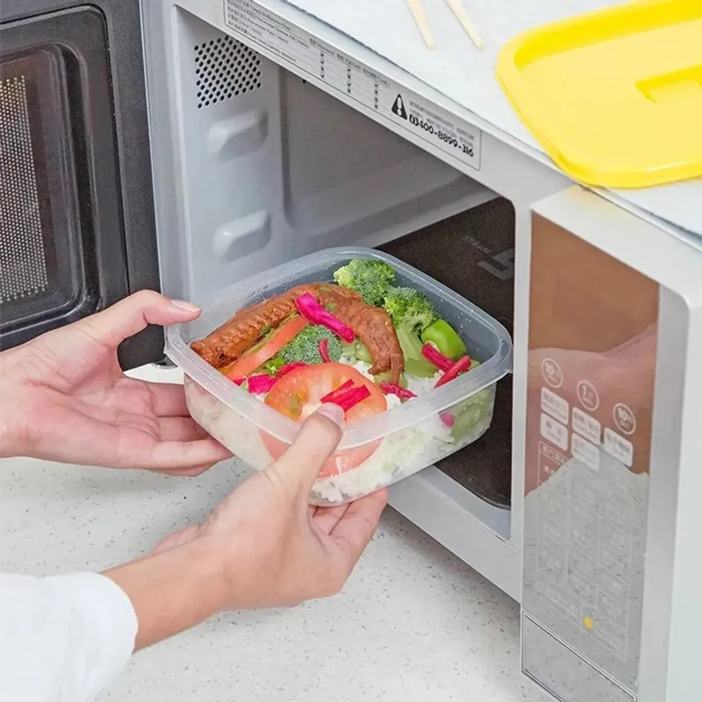 Set de 7 Boîtes à Lunch Empilables - Plastique Hermétique sans BPA - 10