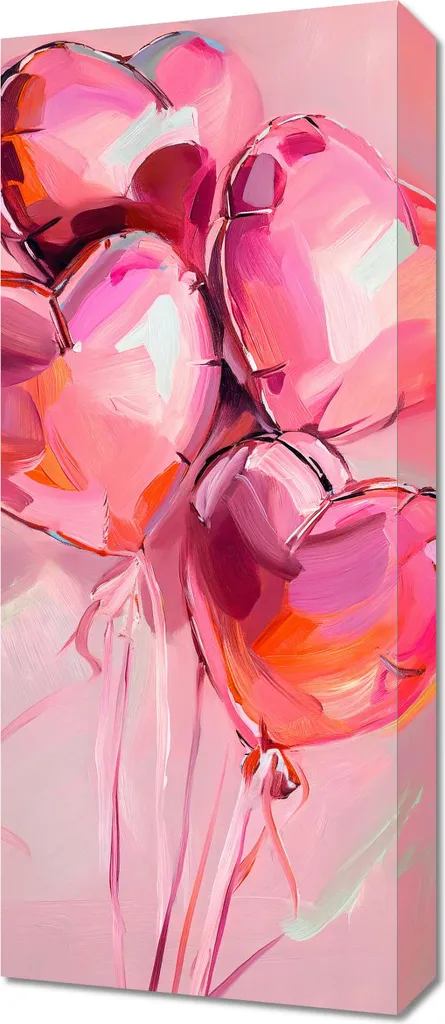 Quadro 30x70 cm Amore nell'aria