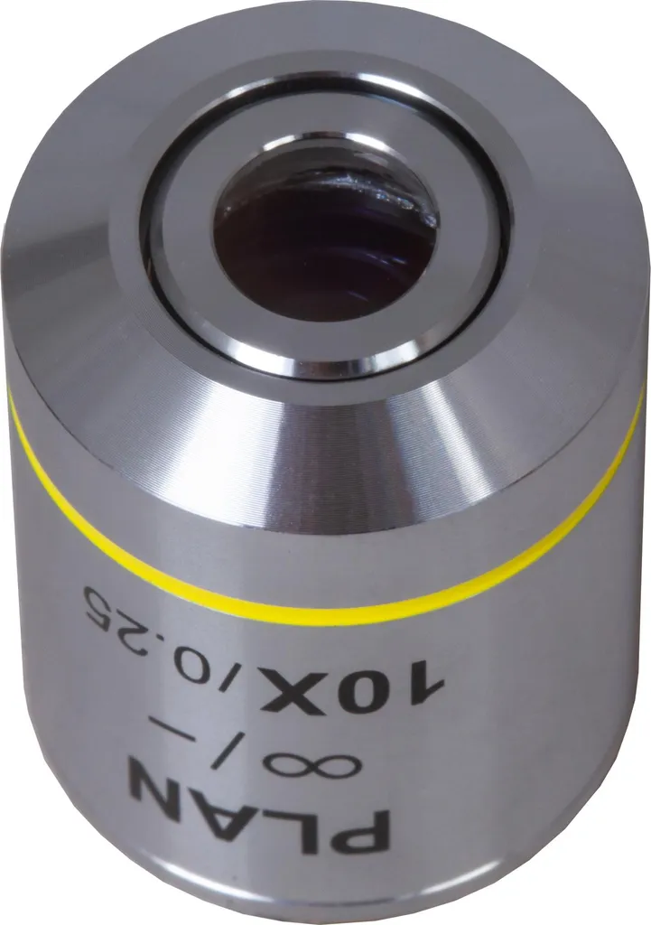 Objectif de Microscope 10x Plan Achromatique Levenhuk MED Corrigé Infini - 4