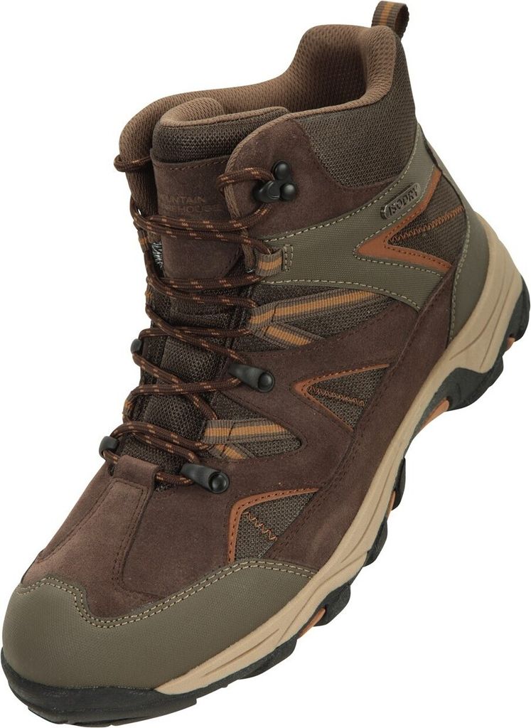 Mountain Warehouse - Herren Wanderstiefel "Rapid", Wildleder MW1745 (43 EU) (Braun)