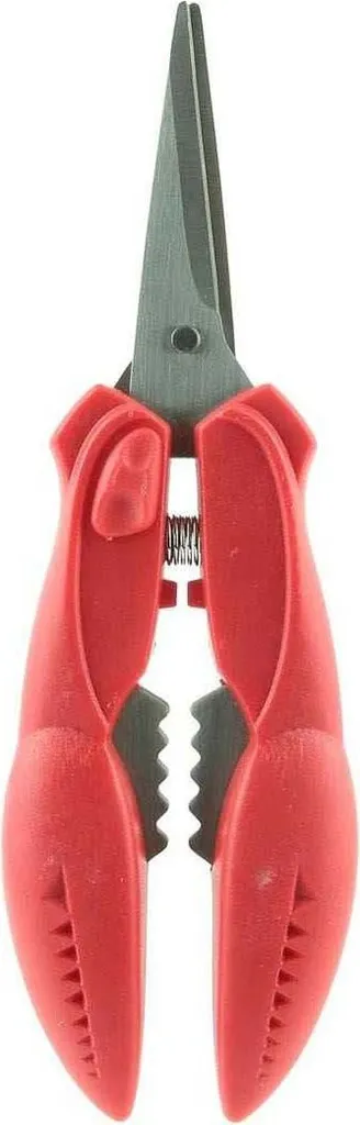 Forbici e Pinze per Crostacei Rosse - Acciaio Inox Professionale