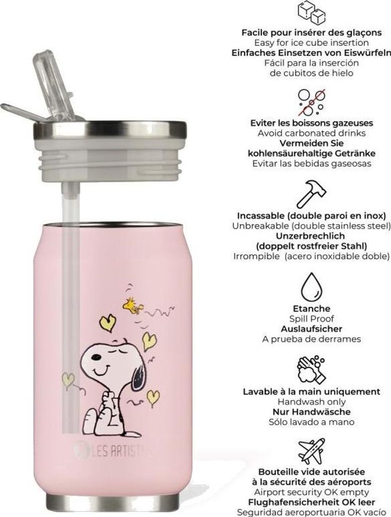 LES ARTISTES Thermo Dose Enjoy Snoopy Mat 280Ml