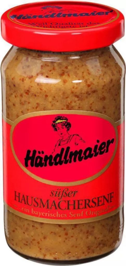 Bawarska słodka domowa musztarda Händlmaier w słoiku 200ml Zdjęcie produktu 