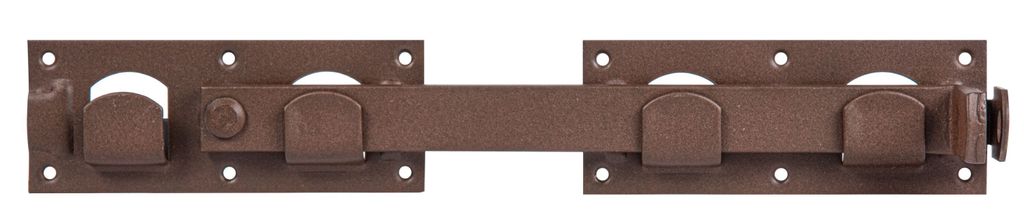 Alberts DURAVIS Doppeltorüberwurf | rostbraun duplexbeschichtet | Größe 423 x 70 mm