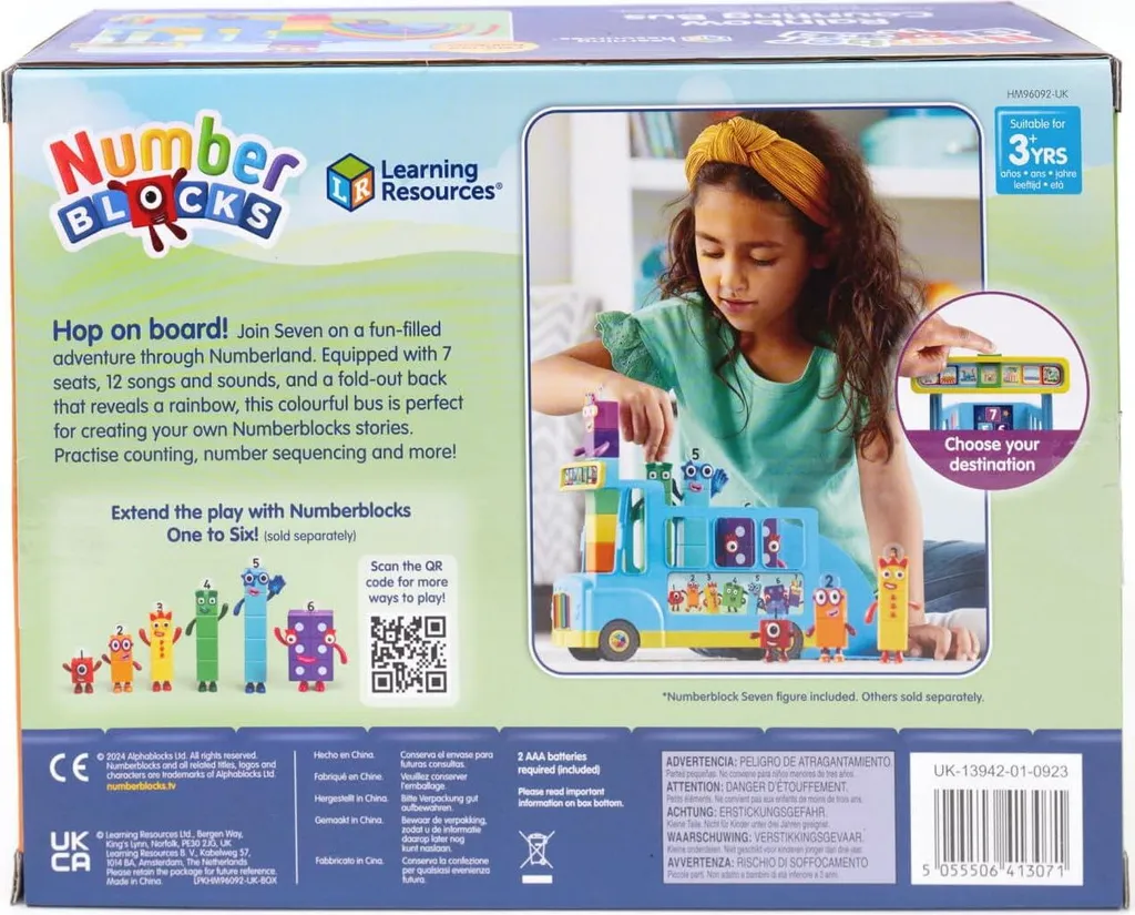 Bus de comptage interactif Numberblocks pour apprentissage des maths - 6